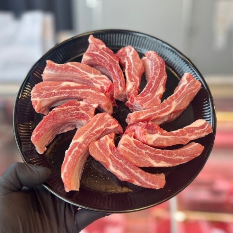 청년축산,청년축산 한돈 등갈비  600g (하나씩절단)